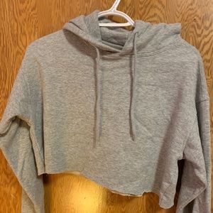 Urban Outfitters Cropped Cut-Off Hoodie